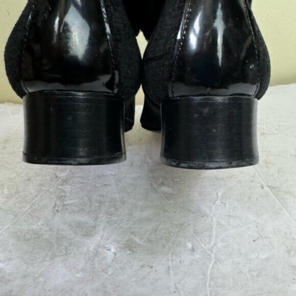 PHILIPPE MODEL Paris Chenille Leather Faux Fur Lace Up Booties Shoes Luxury 39 - Picture 9 of 15